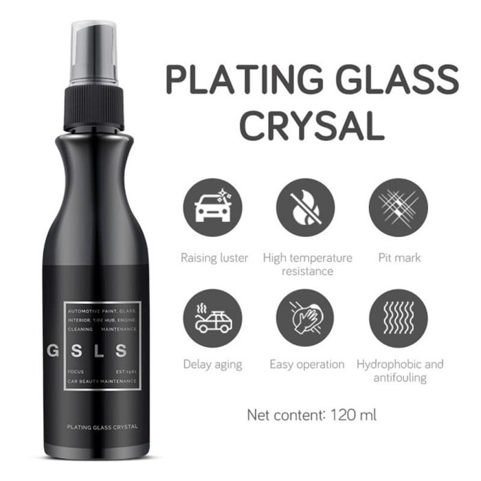 GSLS Premium Glass Nano Coating Crystal | Efek Daun Talas Kaca Mobil