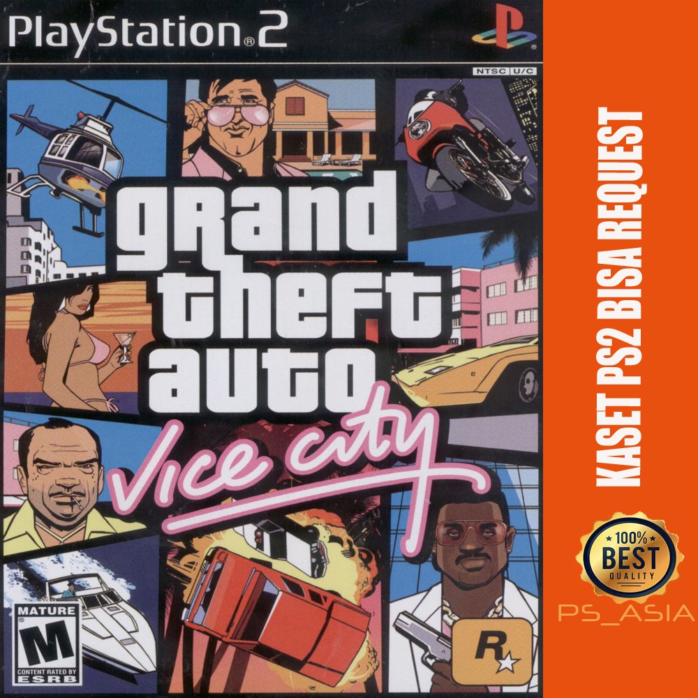 Kaset PS 2 GTA Vice City