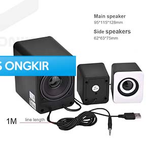 SPEAKER STEREO 2.1 AKTIF SUBWOOFER 6 inch BY SADA D-202 USB POWER ORI