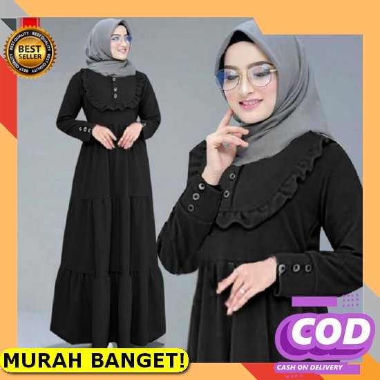 Baju Pesta Wanita Muslim Kondangan Brukat Mewah Elegan Gaun Muslimah Terbaru 2021 2022 Maxy Salsarah