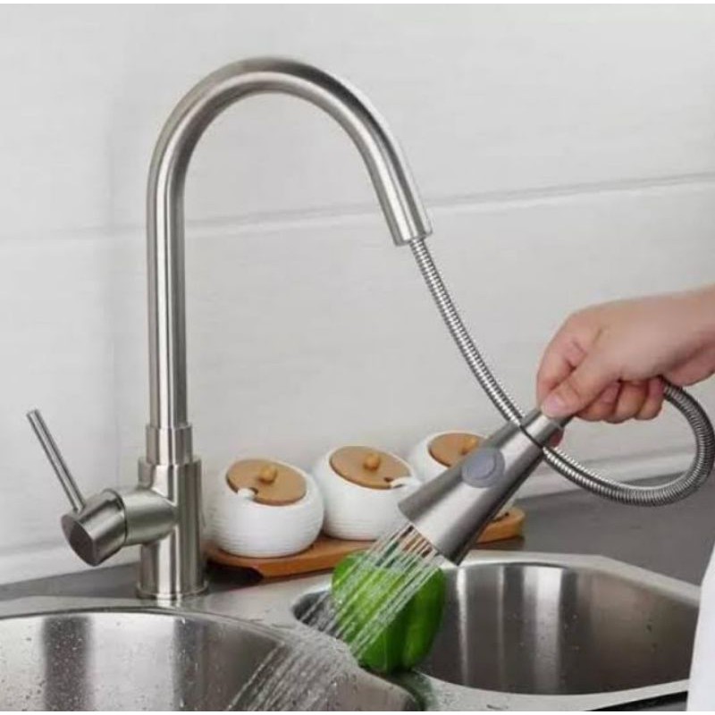 Kran sink tarik panas dingin / Kran tarik panas dingin