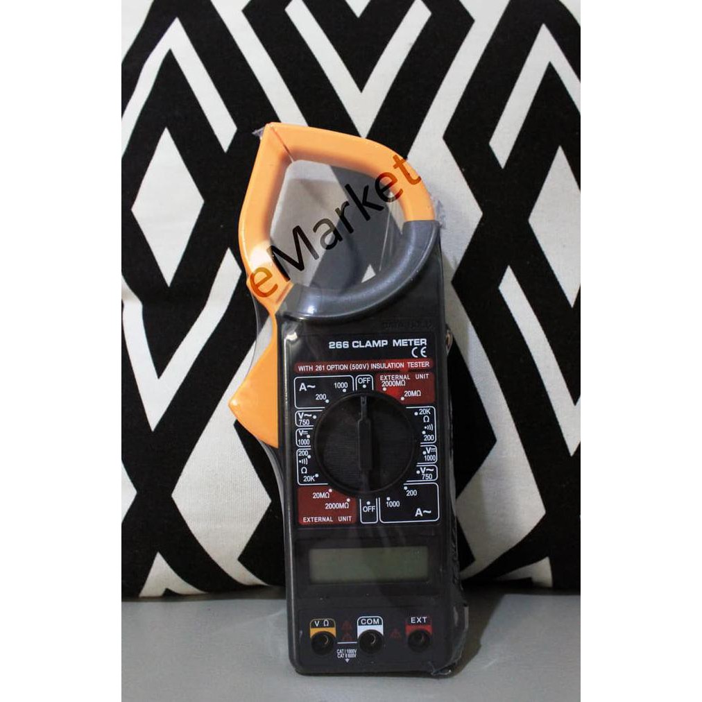 Tang Ampere Digital DT266 ~ Clamp Meter DT 266 ~ Amper ~ Multimeter