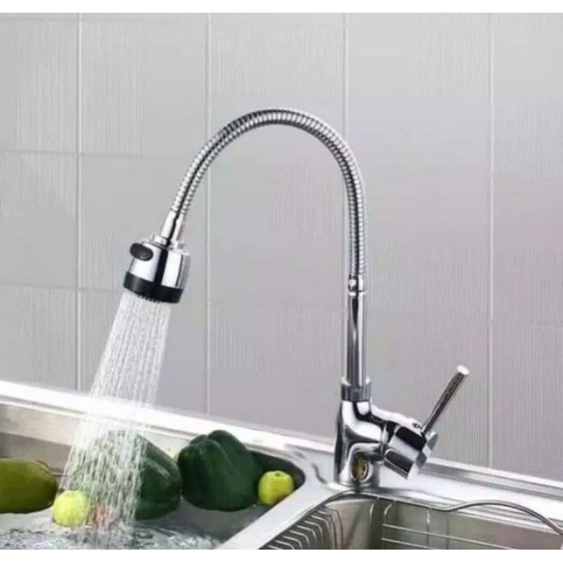 Kran sink flexible panas dingin meja / Keran dapur panas dingin