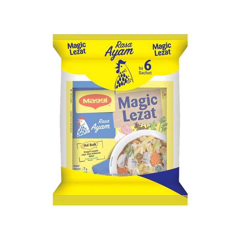 Maggi Bumbu Magic Lezat Ayam 6x7g Alhanan 04 Shopee Indonesia