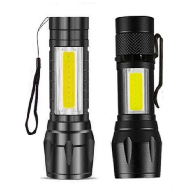 LAMPU SENTER POLISI SWAT MINI LED COB 88000W SUPER TERANG ZOOM 511