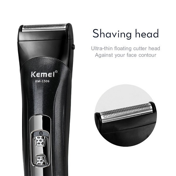 clipper kemei km 1506 3 in 1 alat cukur rambut hidung kumis