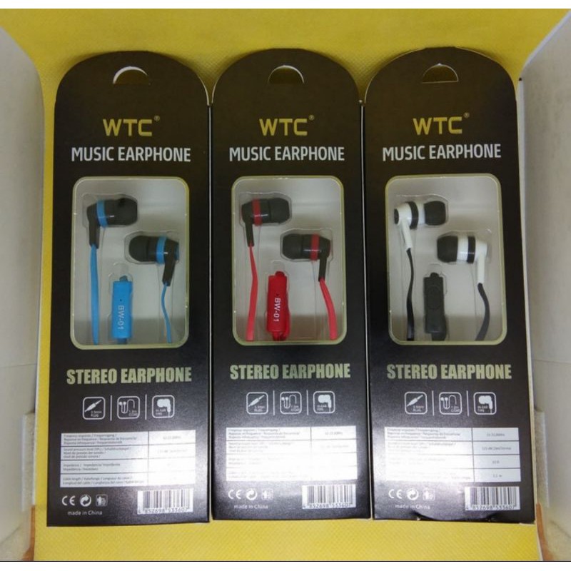 Headset Handsfree WTC BW-01