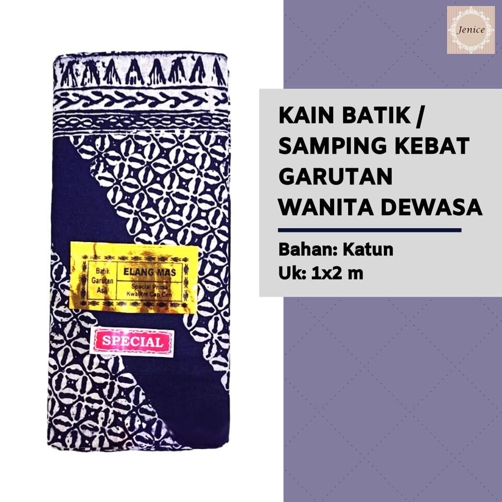 Kain Batik / Samping Kebat Garutan Wanita Dewasa