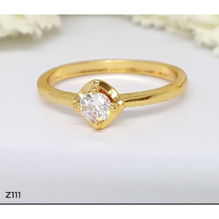 (RS)Cincin Xuping - Perhiasan Lapis Emas 18K-Z111