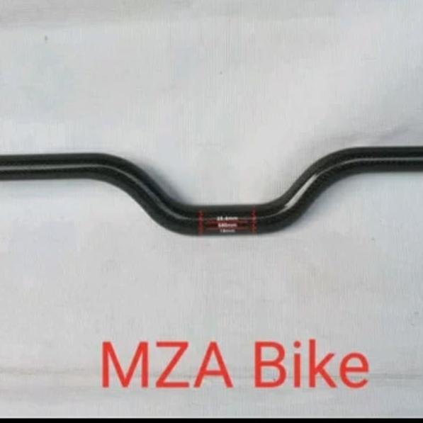 Handlebar Carbon 25.4mm panjang 580mm - Handlebar Sepeda Lipat - Stang