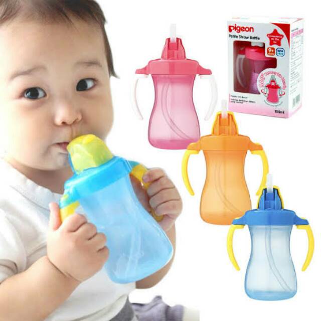 Pigeon Petite Straw Bottle