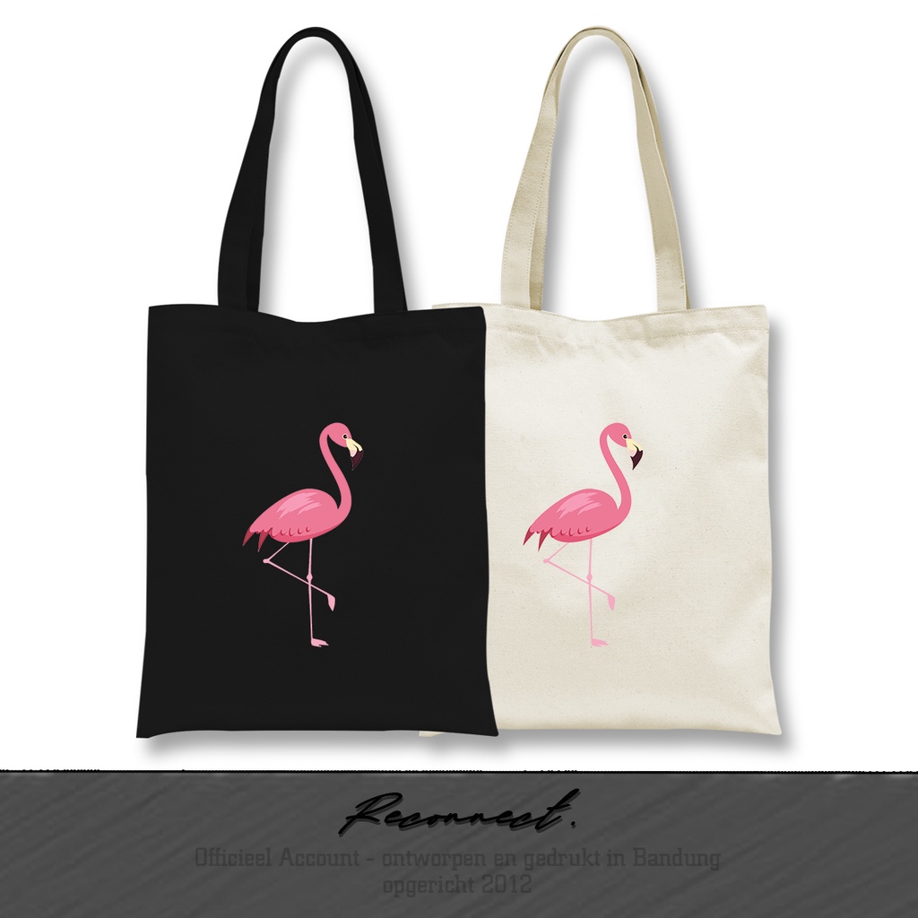 Reconnect TOTEBAG Flamingo - Gratis Tambah Nama