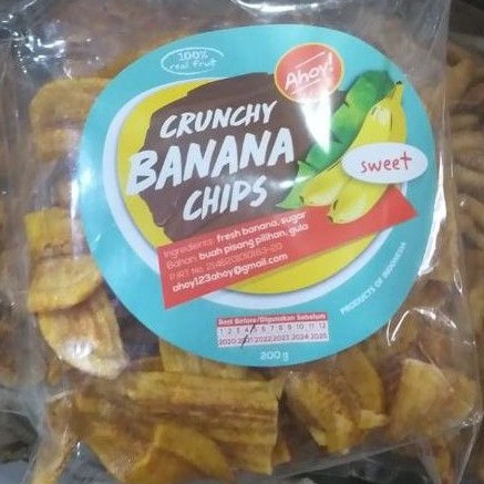 

Ahoy Crunchy Banana Chips Sweet 200 gram