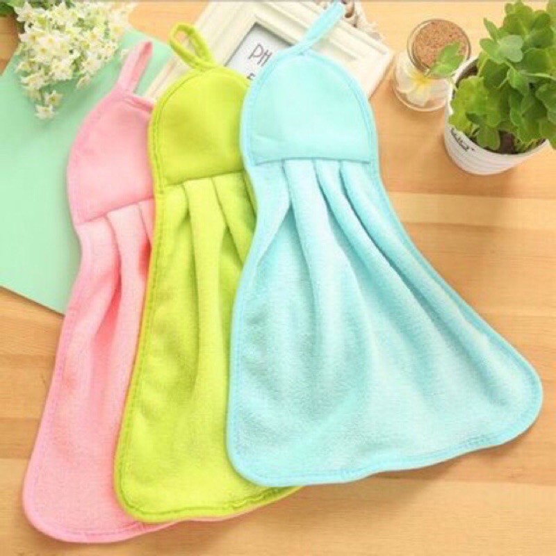 pm Lap Gantung Tangan Kain Polos / Kain Lap Tangan / Hand Towel pasar murah