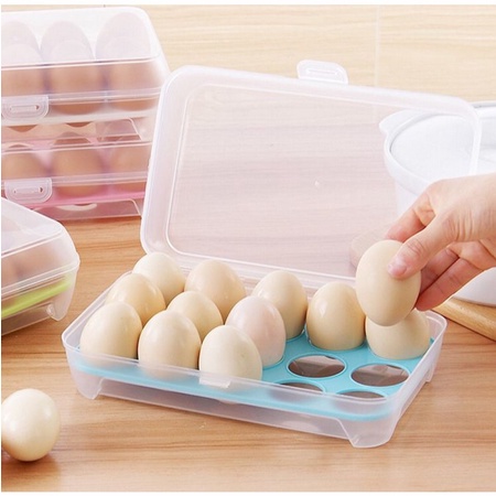 ONLYONE12 Kotak Tempat Telur / Kotak Penyimpanan Telur / Wadah Telur / Egg Organizer