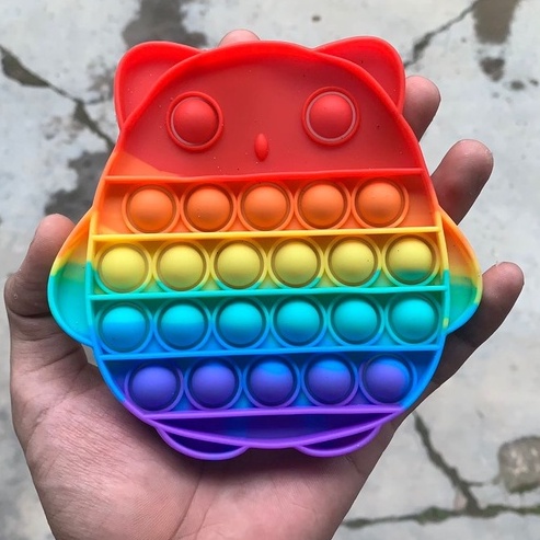 POP IT JUMBO VIRAL RAINBOW WARNA WARNI MAINAN ANAK TIKTOK-BONEKA