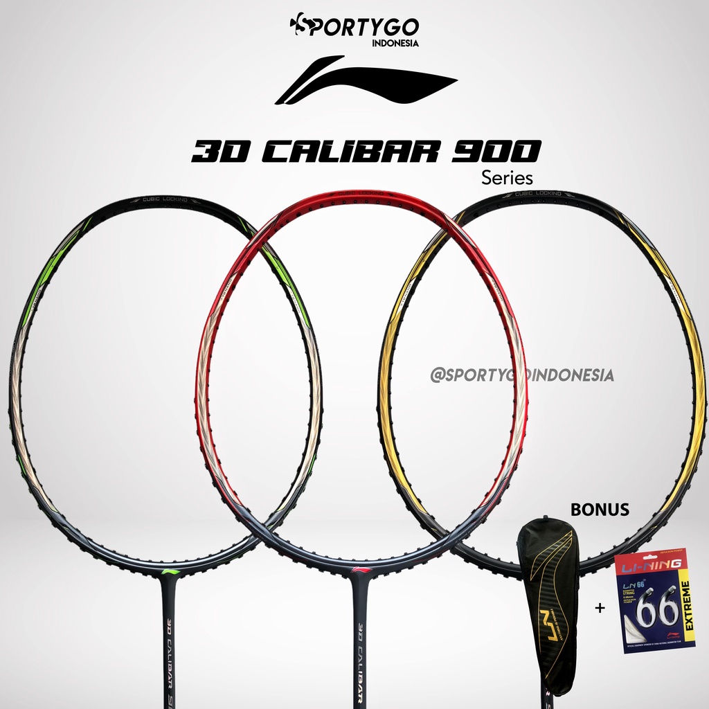 Raket Lining 3D Calibar 900B 900C 900I 900 Original