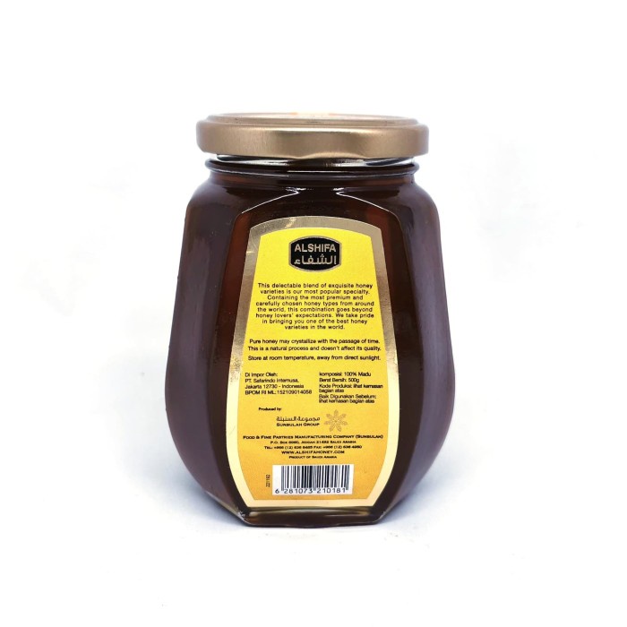 

madu- madu al shifa alshifa natural honey original 500gram -madu.