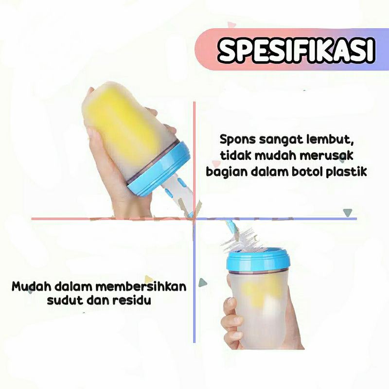 Sikat Botol 6in1 untuk Membersihkan Botol Dot