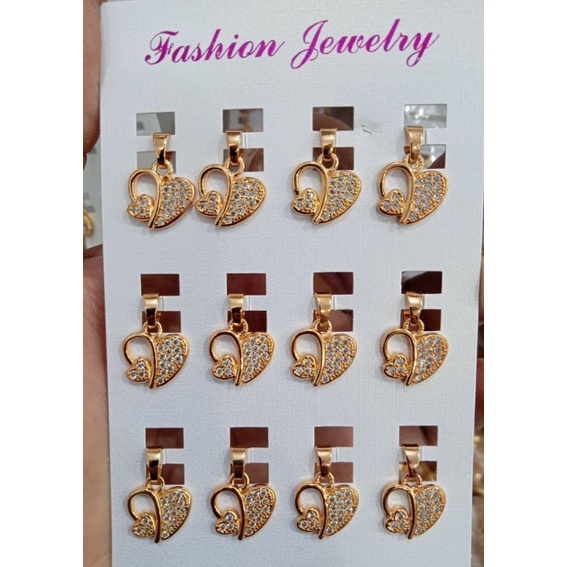 XC-242.Liontin xuping wanita berlapis emas dengan mata zircon.