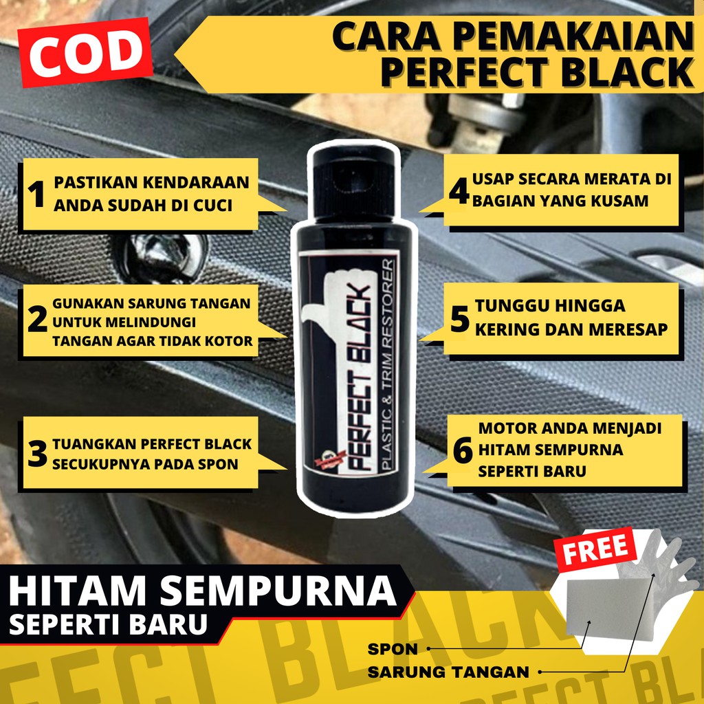 penghitam body bodi motor permanen back to black permanent aero black