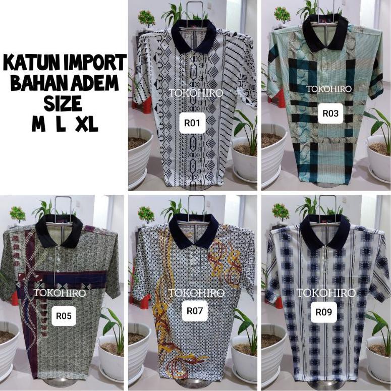 [SP COR 16F4A]] Kaos Pria Kerah Import M L XL - Kaos Bapak Berkerah - Kaos Kerah Katun - Kaos Wangky