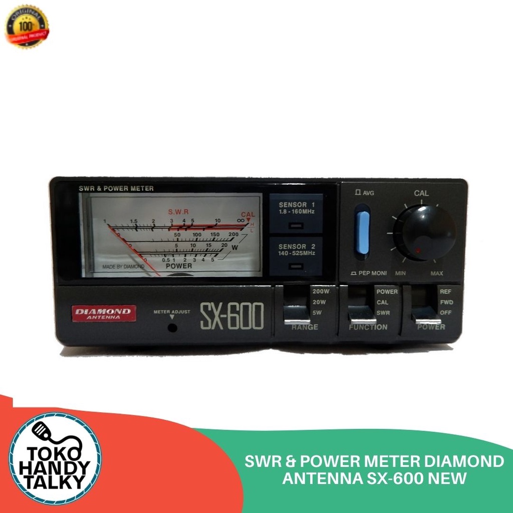 SWR &amp; POWER METER DIAMOND ANTENNA SX-600 NEW