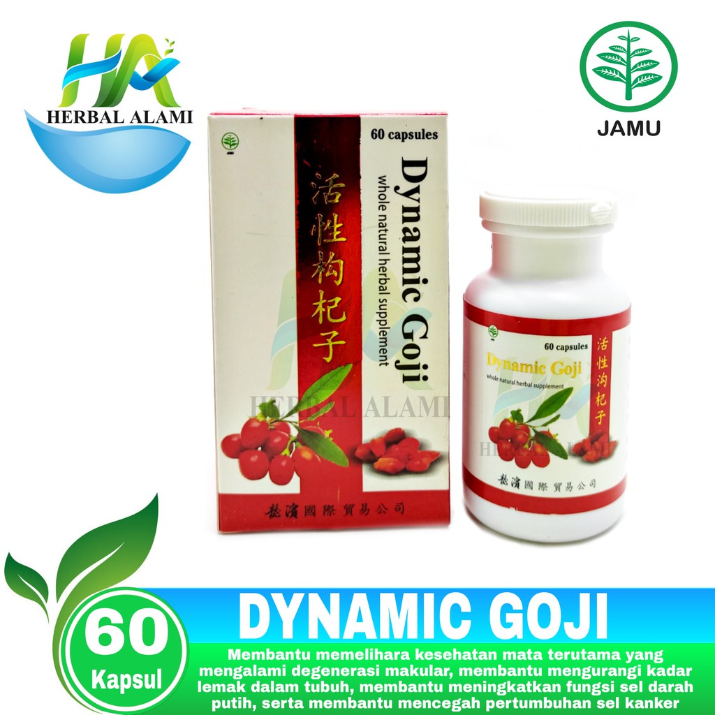 Dynamic Goji - Obat Kesehatan Mata,Menguranhi kadar lemak di tubuh