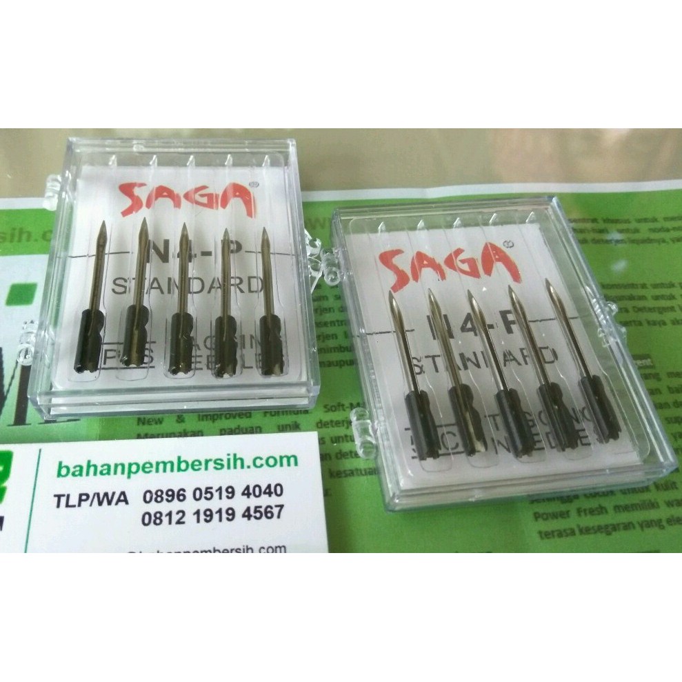 

Jarum Tag Gun SAGA 55 S, PH, Lapisan, 5pcs per pack, utk Alat pelabel pakaian