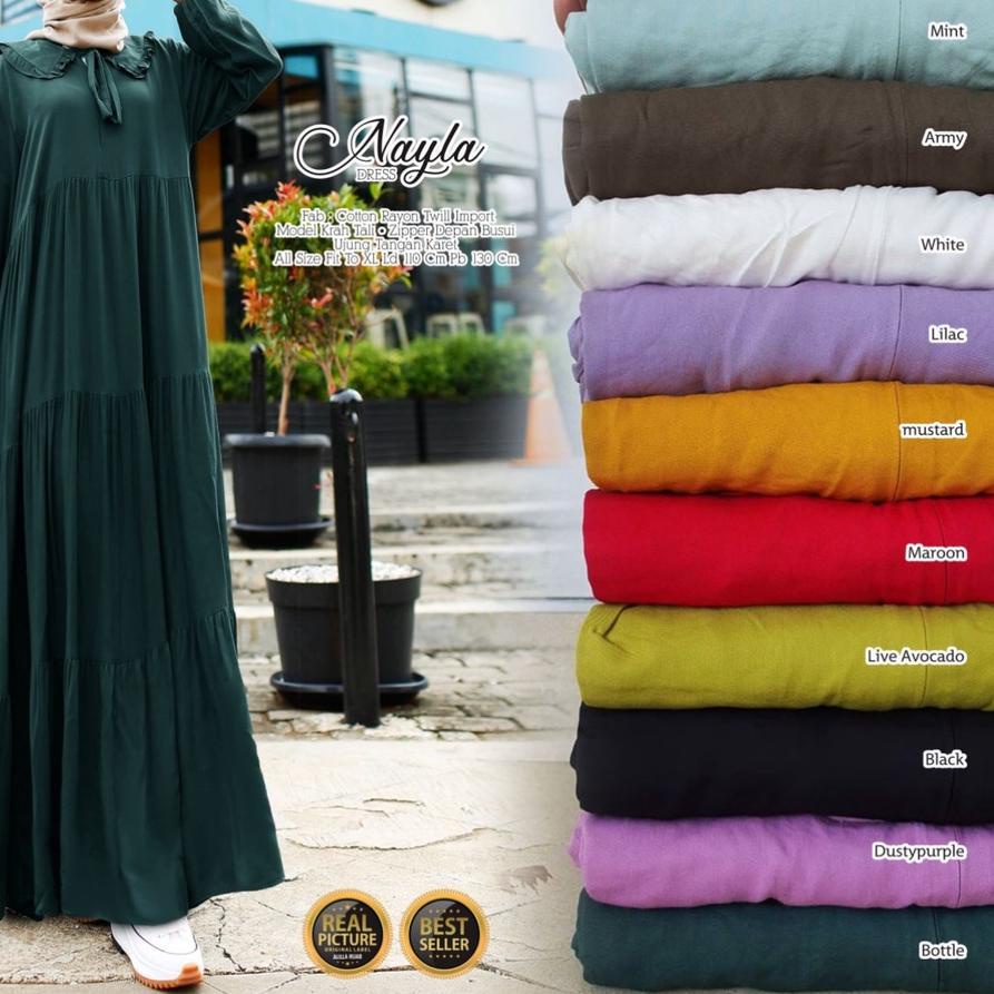 ⛄3.15 Sell GAMIS MOTIF - DRESS RAYON 50 MOTIF - YUKI CLARA NAIRA MAYRA POKY CLAUDIA LARISA MAHIRA GA