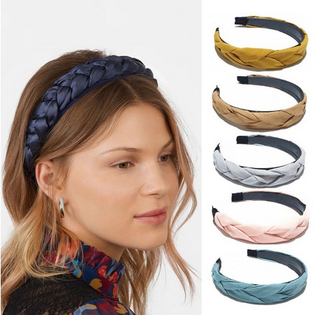 Bando Kepang Korea Bahan Satin / Satin Twist Headband