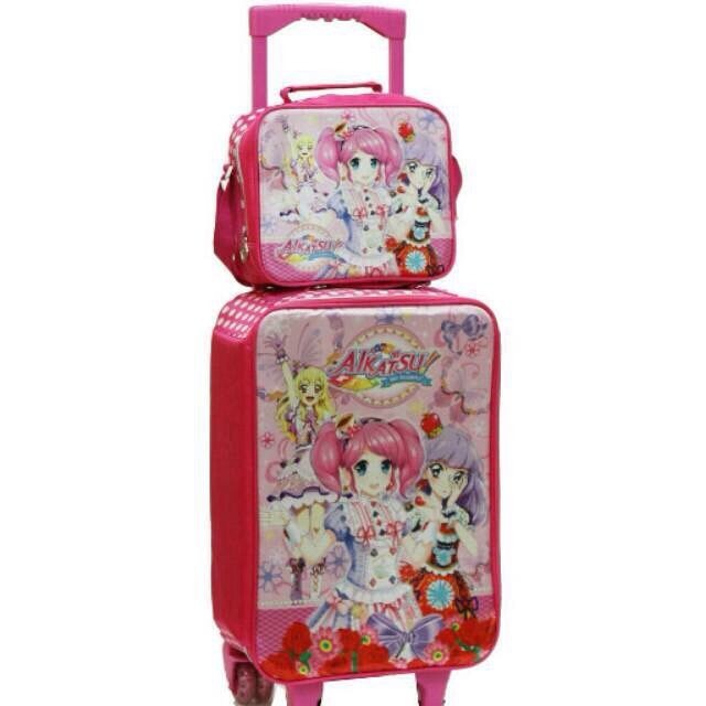 Trolley Bag Tas Anak Aikatsu