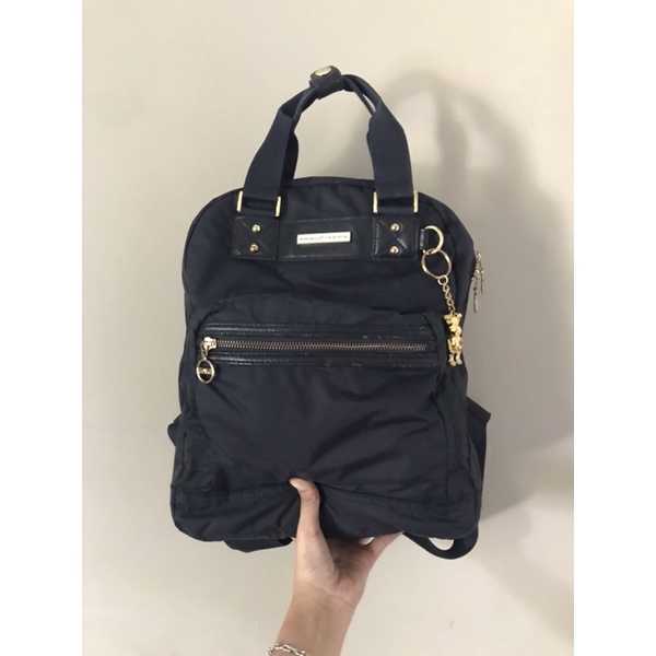 Ransel filla nilon | Ransel nilon navy | preloved