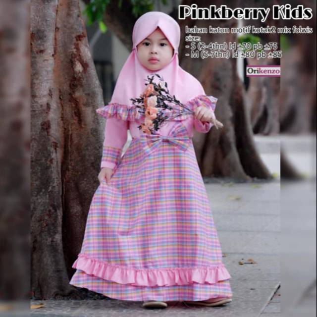 Baju Gamis Anak Motif Kotak I Baju Gamis Anak Umur 2 4 Tahun I Gamis Anak Umur 5 7 Tahun Shopee Indonesia