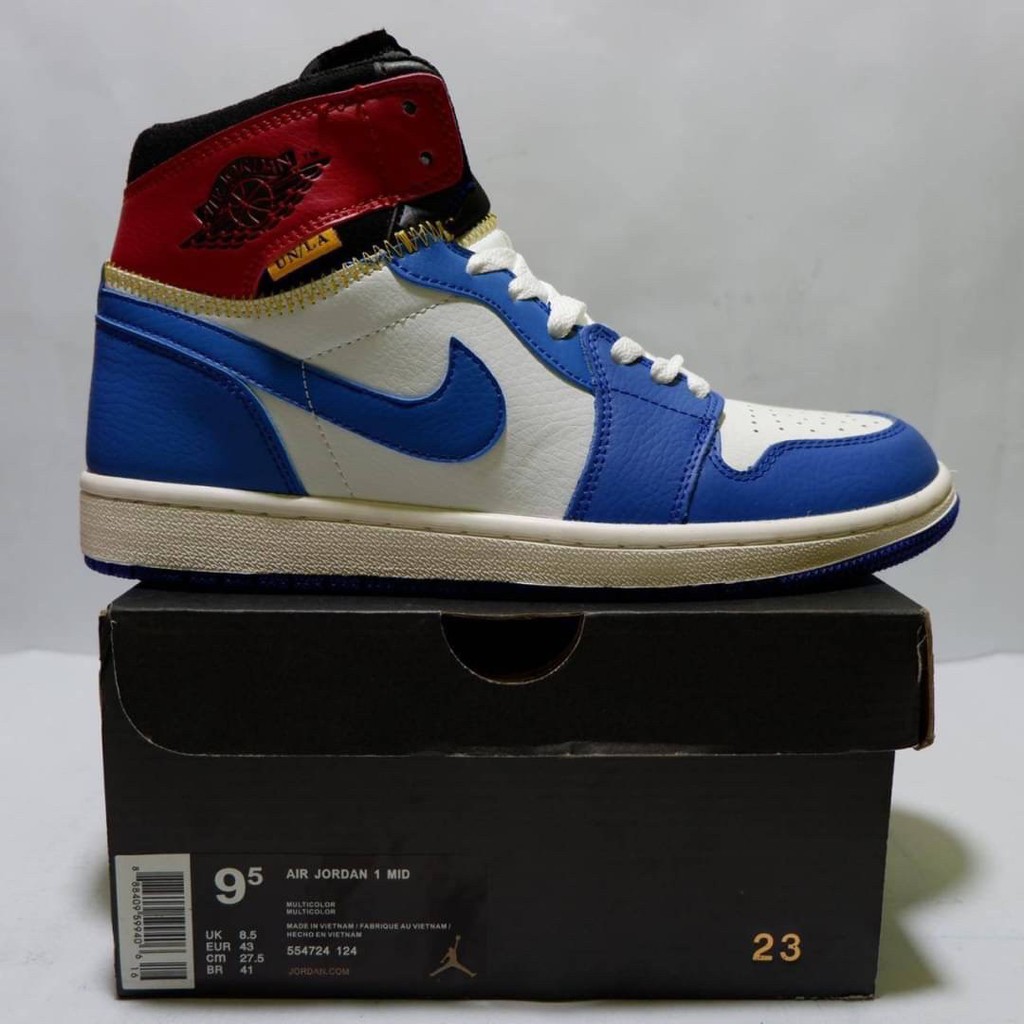 air jordan 1 high blue toe
