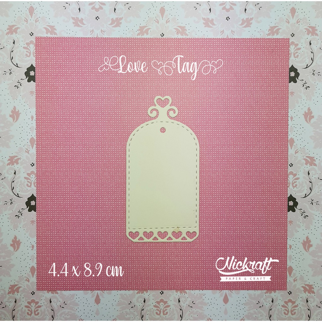 

LOVE TAG - BAHAN SCRAPBOOK LABEL KECIL KARTU UCAPAN MINI HAMPERS
