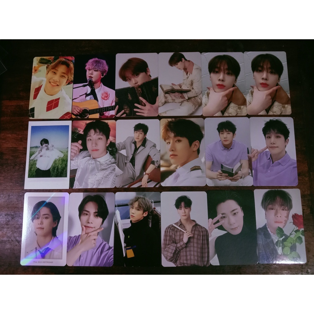 Jual Photocard Astro Official Mj Jinjin Moonbin Rocky Sanha Shopee Indonesia