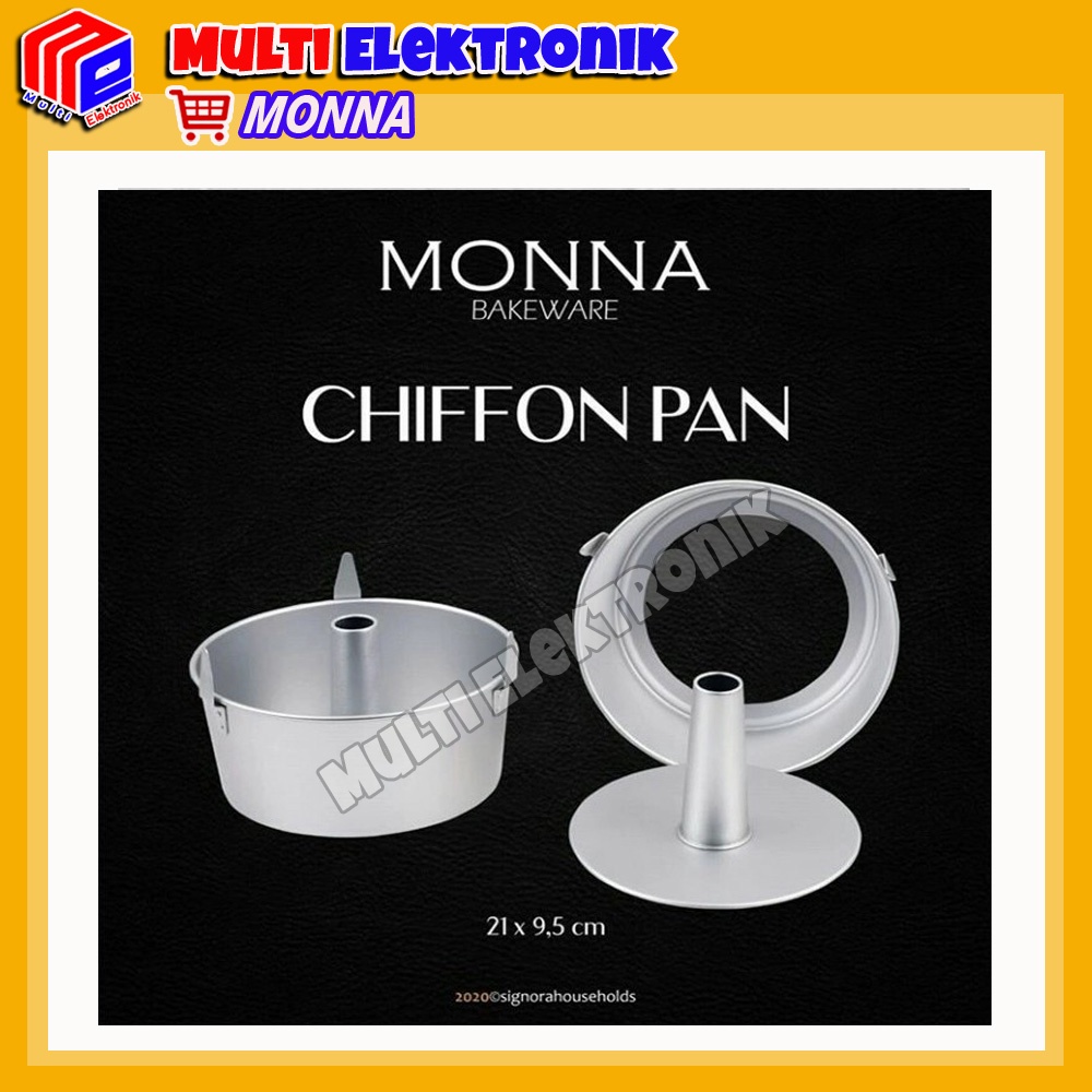 Monna Bakeware Loyang Chiffon Pan 21 cm