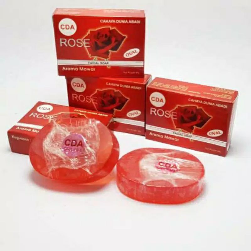 [PERLUSIN] SABUN ROSE CDA OVAL/ SABUN ROSE KECIL