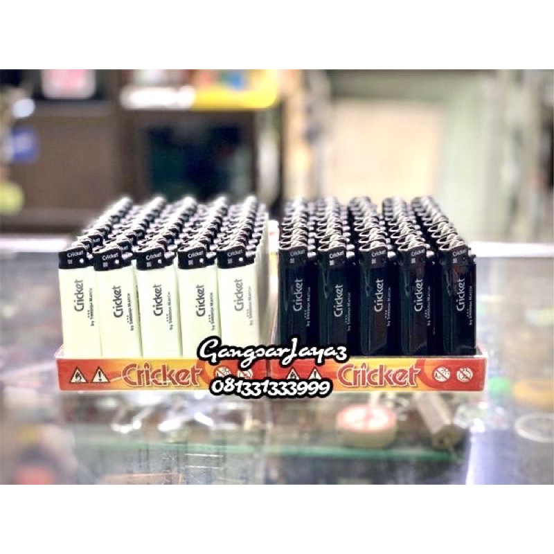 Korek Cricket Original Hitam 50pc Shopee Indonesia