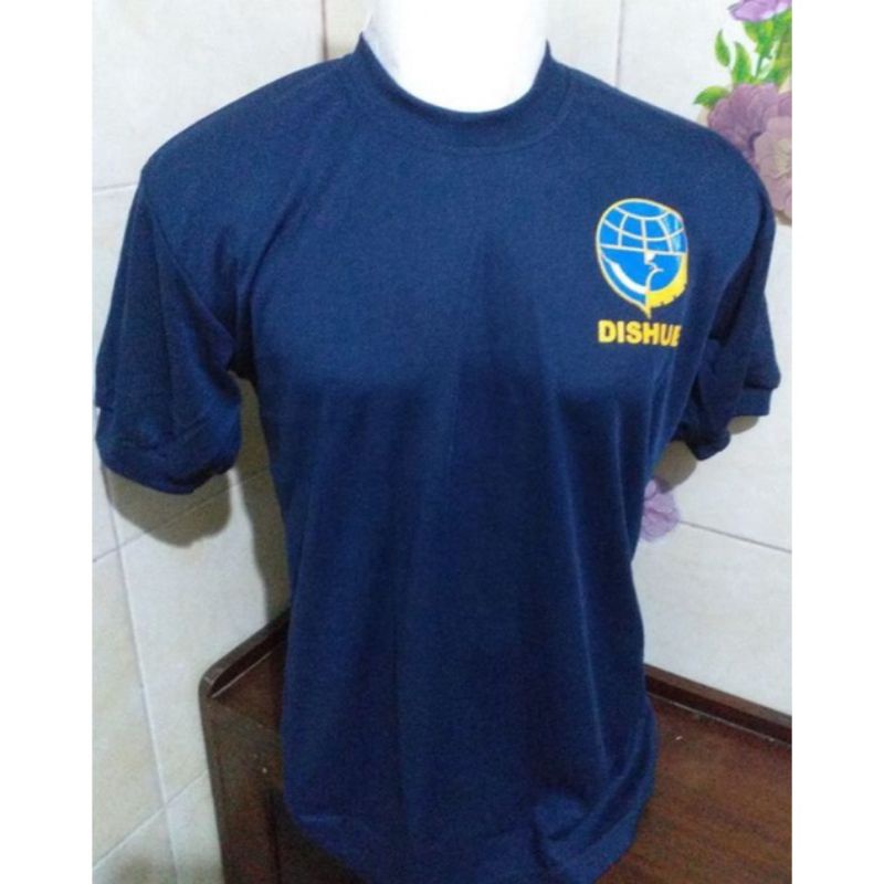 KAOS PENDEK DISHUB BORDIR,SABLON,KOMBINASI