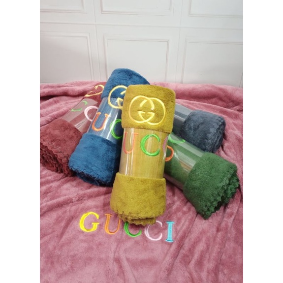 Handuk Mandi Dewasa|Handuk Import| Super Soft Super Absorbent Microfiber G-Bordir 70x140cm