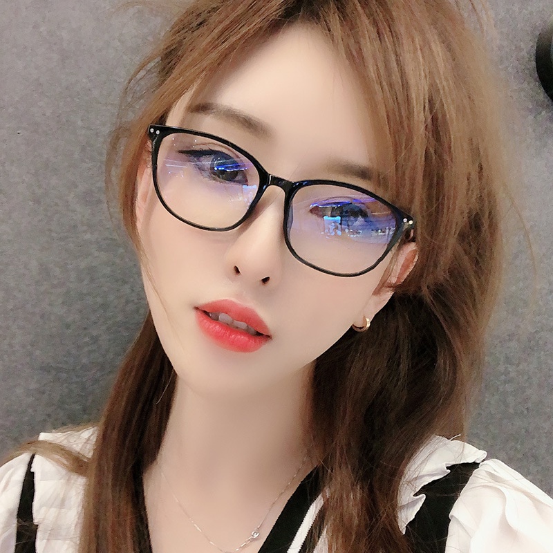 （YUZHU）COD Bayar di Tempat Korean Design Retro Mata Kucing Wanita Kacamata Women Eyeglasses