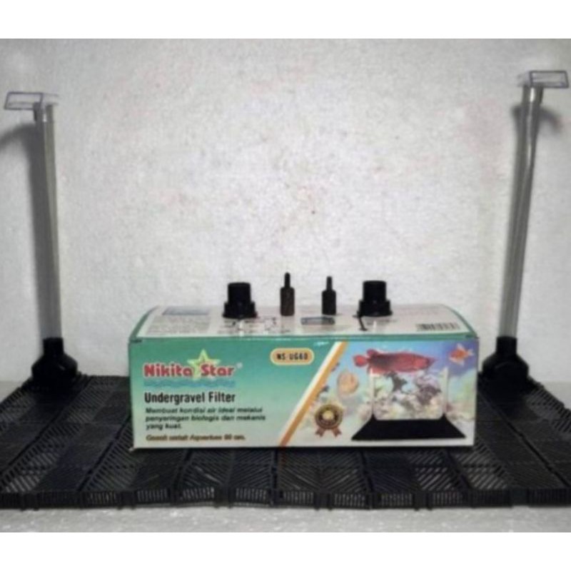 Filter Undergravel NS-UG60, untuk aquarium 60 cm Aquarium Aquascape NIKITA STAR