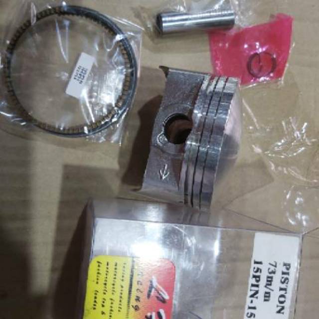 Piston LHk lhk 73 pen pin 15 mm plus ring