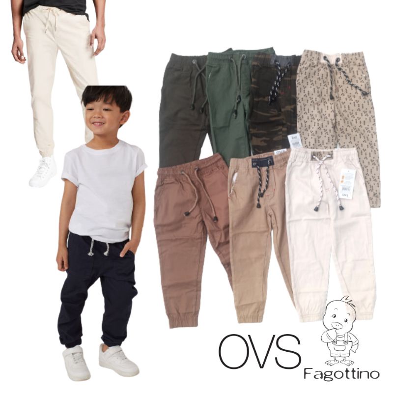 PHI129 Celana Jogger Chinos Pull On Anak Laki Laki OVS Fagottino
