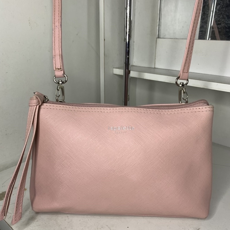 PRELOVED SLINGBAG LAPALETTE BABY PINK