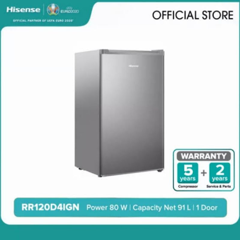HISENSE KULKAS 1PINTU RR120D4IGN