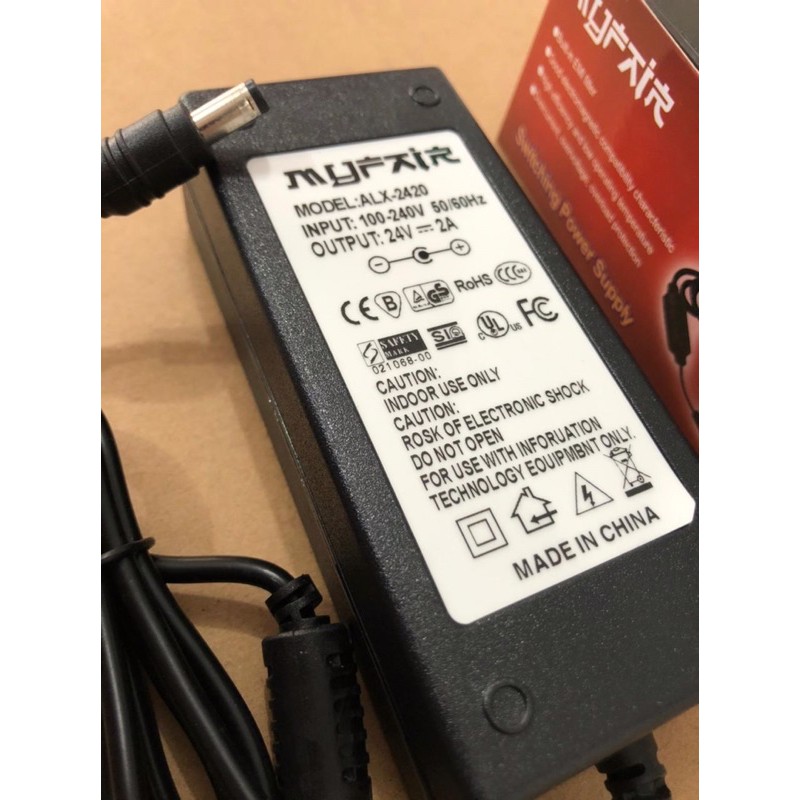 Adaptor switching 24 v 2 a Power supply 24v 2a MYFAIR