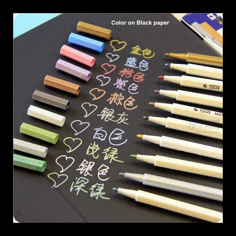 

DISKON STA METALIC MARKER PEN (10PCS) PAKET ALAT TULIS MURAH TERUPDATE